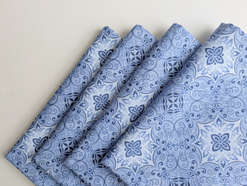 Stone Blue Dinner Table Napkins - Image 8