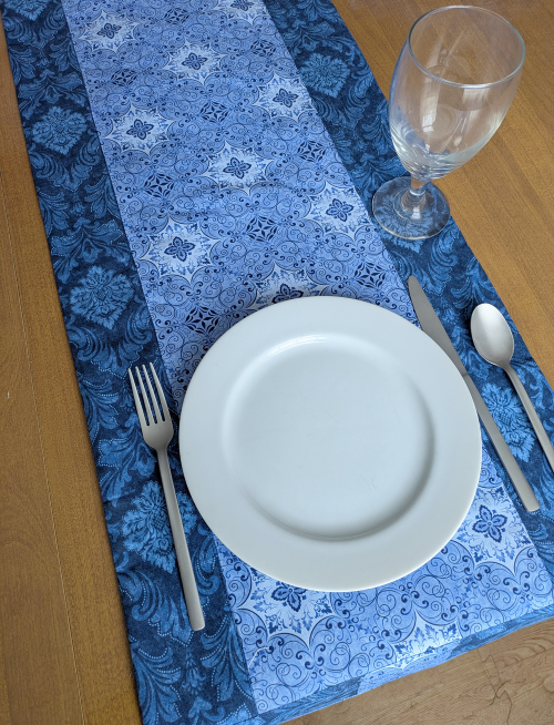 Stone Blue Table Runner - Image 3