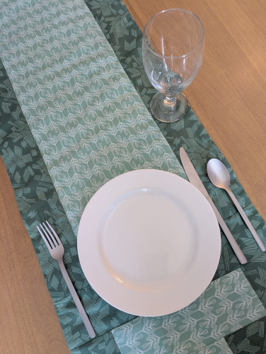 Modern Green Table Runner - Image 7