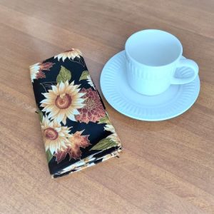 Harvest Floral Dinner Table Napkins