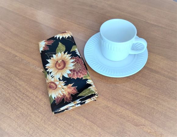 Harvest Floral Dinner Table Napkins