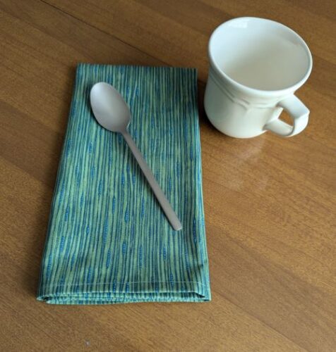 Tranquility Green Dinner Table Napkins - Image 3