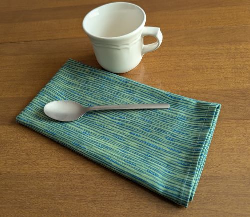 Tranquility Green Dinner Table Napkins - Image 4