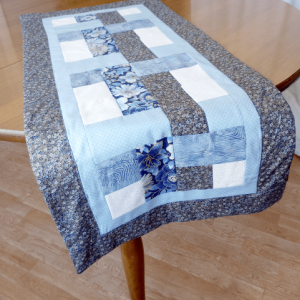 Victoria Dark Blue Table Runner