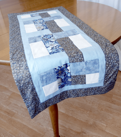 Victoria Dark Blue Table Runner