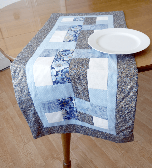 Victoria Dark Blue Table Runner - Image 2