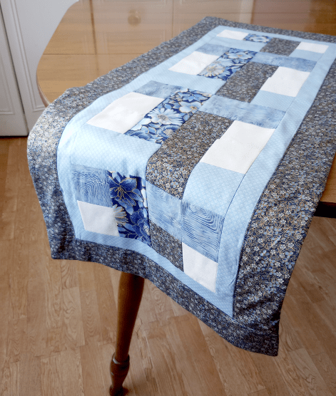 Victoria Dark Blue Table Runner - Image 5
