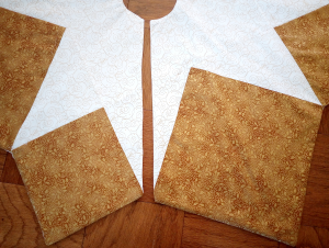White Gold Tree Skirt Star - Image 6