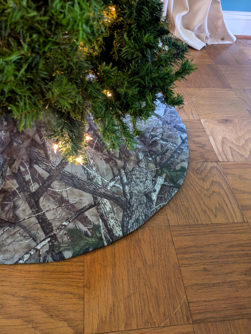 Woodland Camo Tree Skirt - Image 2
