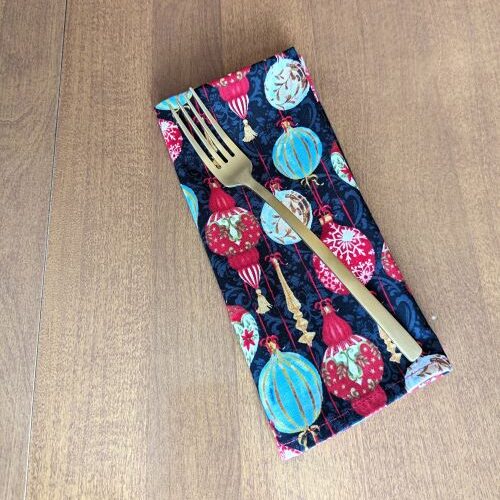 Holiday Wishes Dinner Table Napkins