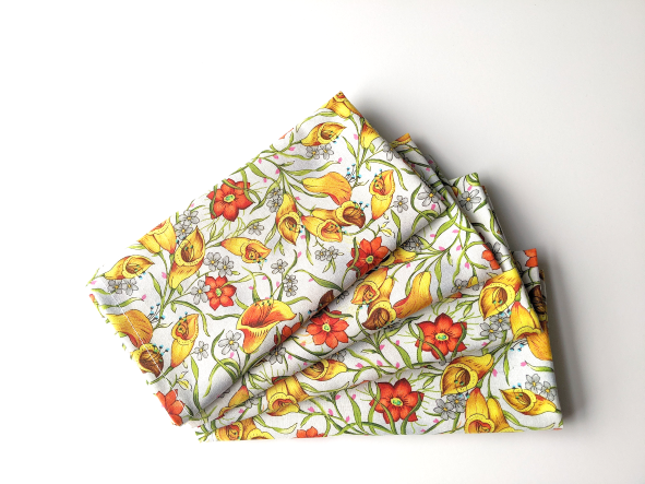 Retro Wildflower Dinner Table Napkins - Image 11