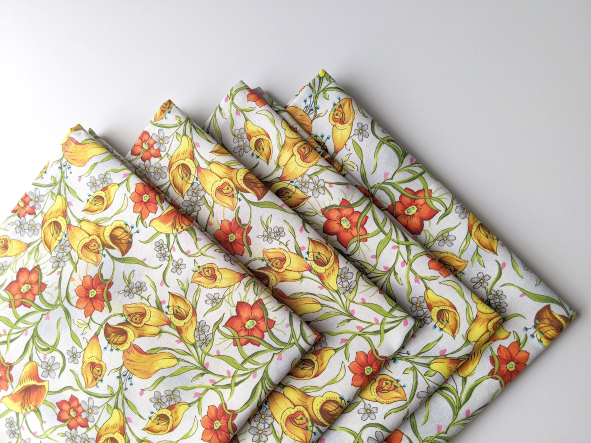 Retro Wildflower Dinner Table Napkins - Image 10