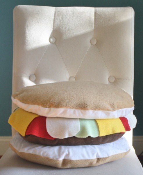 Cheeseburger Throw Pillow - Image 5