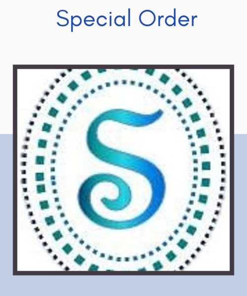 Banner for 'Shenk Special Order' with teal S logo inside a dotted circular frame and Supreme Accents URL at bottom.