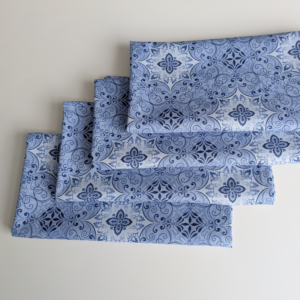 Stone Blue Dinner Table Napkins Fabric napkins Dining napkins Handmade Cotton Napkins Supreme Accents