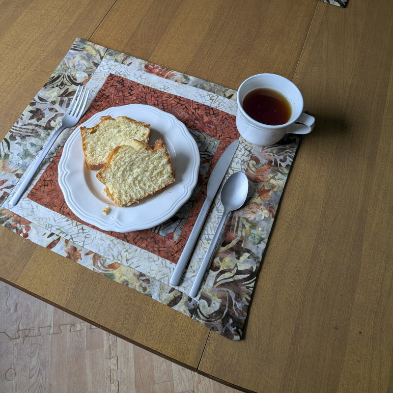 Moss & Rust Batik Placemats - Image 5